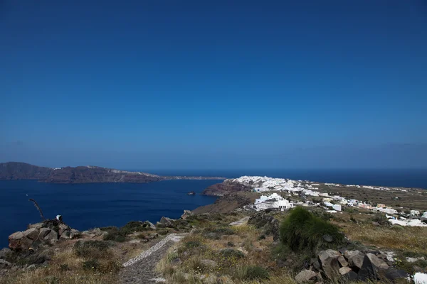 Oia on Santorini island in the Cyclades — Stock Photo, Image