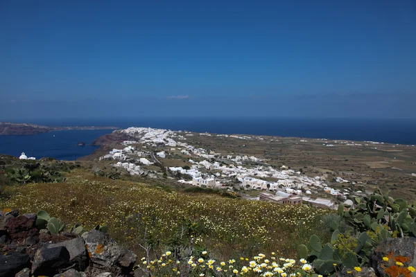 Oia sull'isola di Santorini nelle Cicladi — Foto Stock