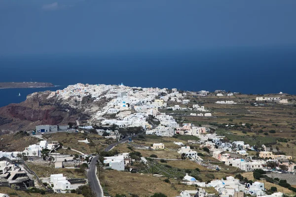 Oia sull'isola di Santorini nelle Cicladi — Foto Stock