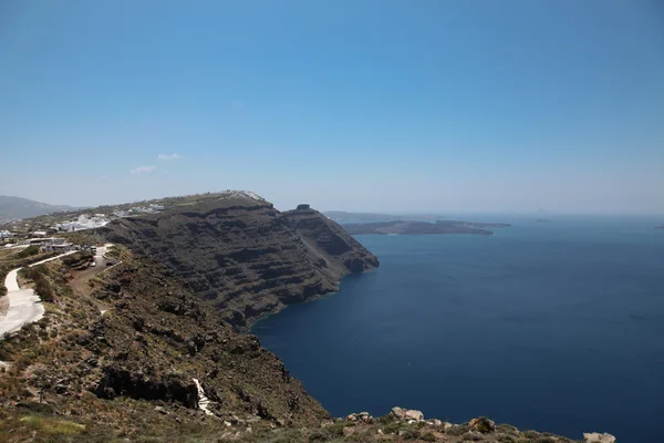 Oia on Santorini island in the Cyclades — Stock Photo, Image