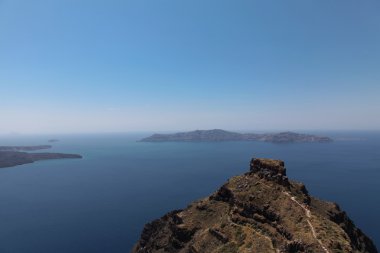 Volkan santorini Adası