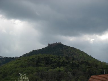 Mont Saint-Odile Vosges'deki / daki