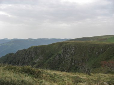 Vosges ve Ballon d'Alsace manzara