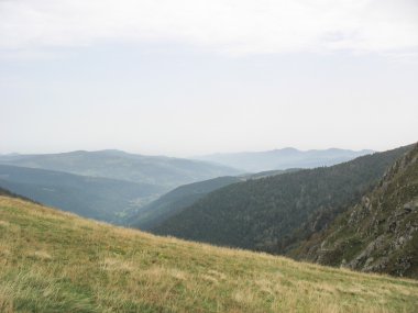 Vosges ve Ballon d'Alsace manzara