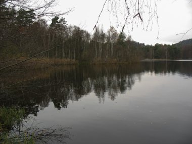 Kış aylarında göl