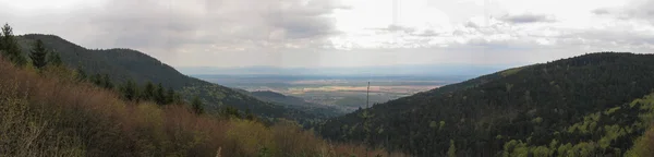 Blick auf die Ebene des Elsass — Stockfoto