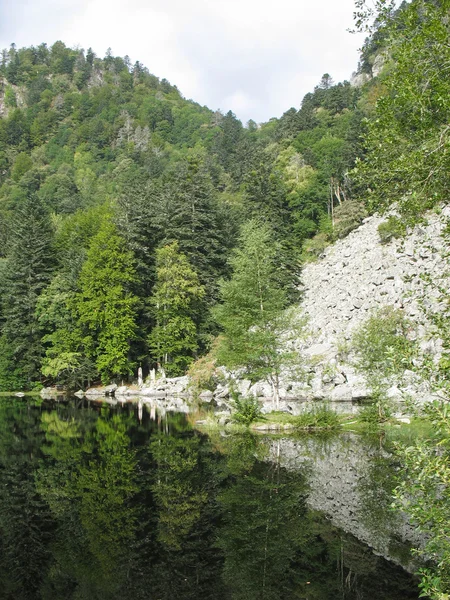 Зеркальное озеро Вогезов — стоковое фото