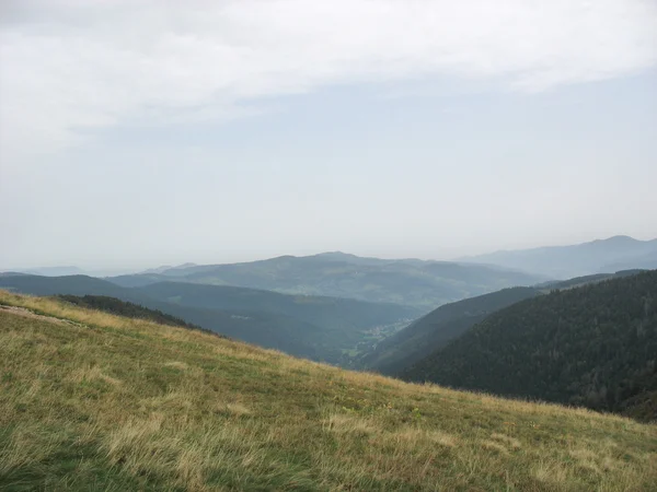 Landschap in de Vogezen en de Ballon d'Alsace — Stockfoto