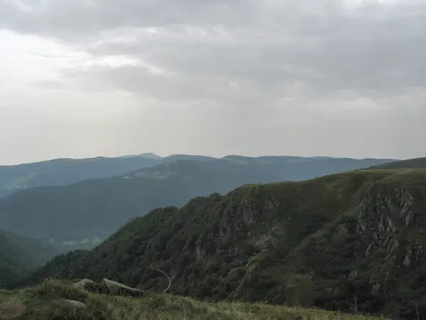 Landschap in de Vogezen en de Ballon d'Alsace — Stockfoto