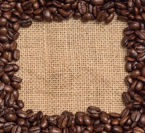 咖啡豆帧 — 图库照片