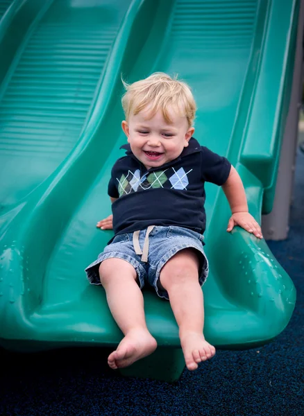 Baby boy having fun — Stock Photo, Image