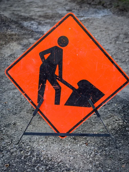 Men at work sign — Stock Photo, Image