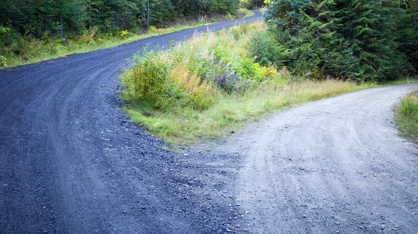 High road of low road — Stockfoto