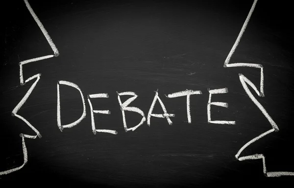 Debat concept — Stockfoto