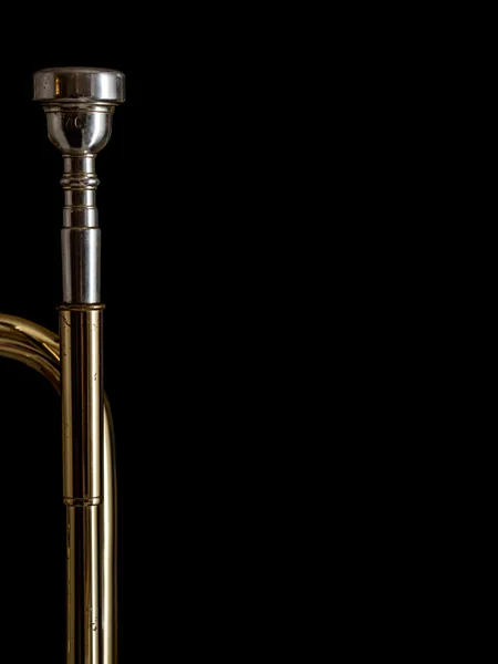 Trumpet music background — Stock Photo, Image