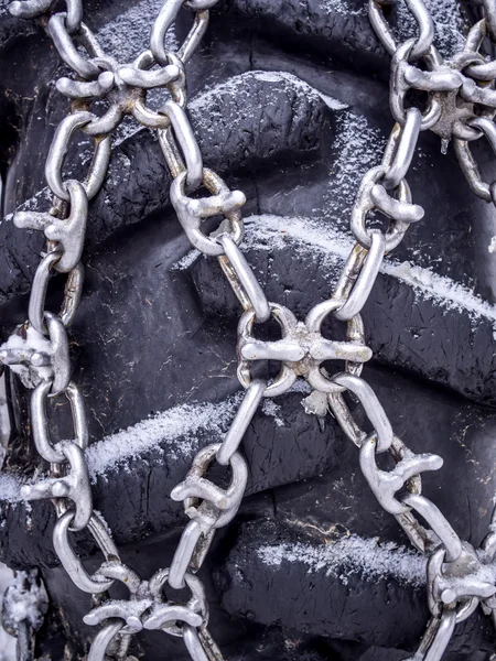 Tire chains — Stockfoto