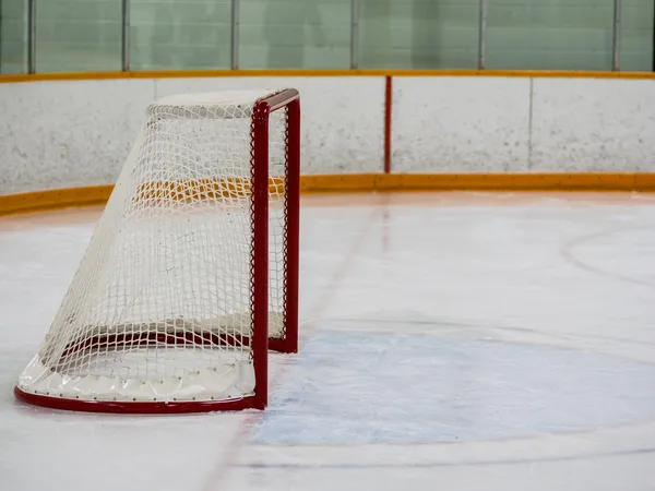 Boş hokey net — Stok fotoğraf