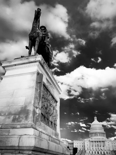 Memorial da Guerra Civil, Washington DC — Fotografia de Stock