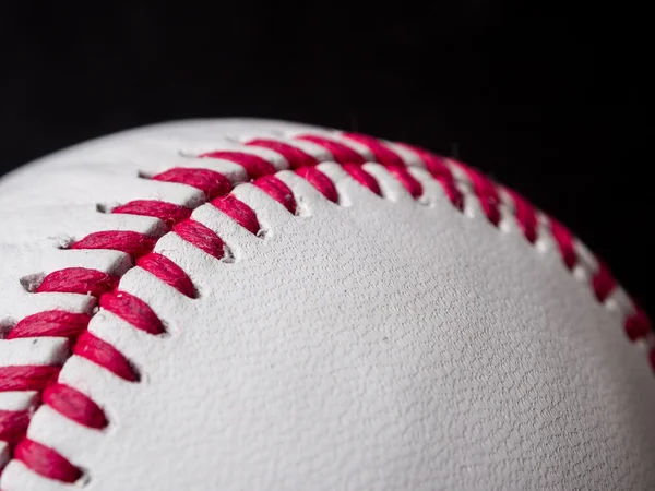 Lacets de baseball en gros plan — Photo