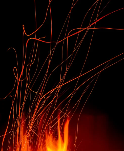 抽象的な火の火花 — ストック写真