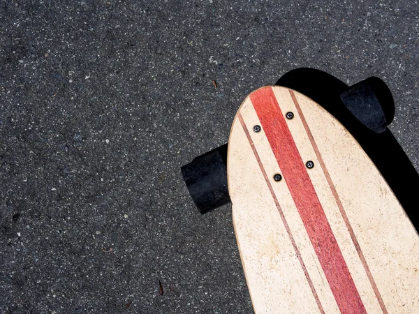 Longboard of skateboard achtergrond — Stockfoto