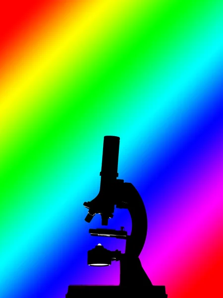 Science microscope background — Stock Photo, Image