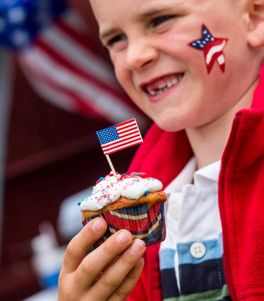 Fourth of July cupcake