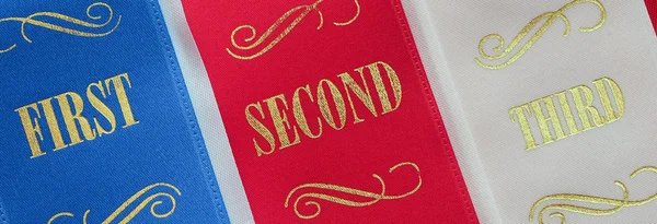 Competition ribbons — Stock Photo, Image