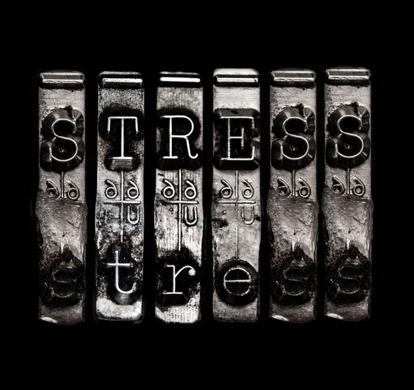 Parola di stress — Foto Stock