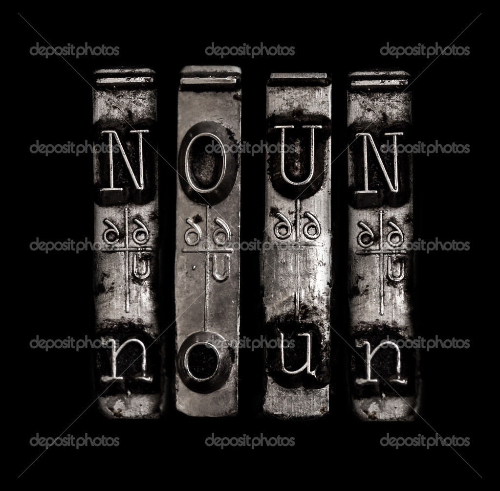 Noun word Stock Photo by ©bradcalkins 35643745