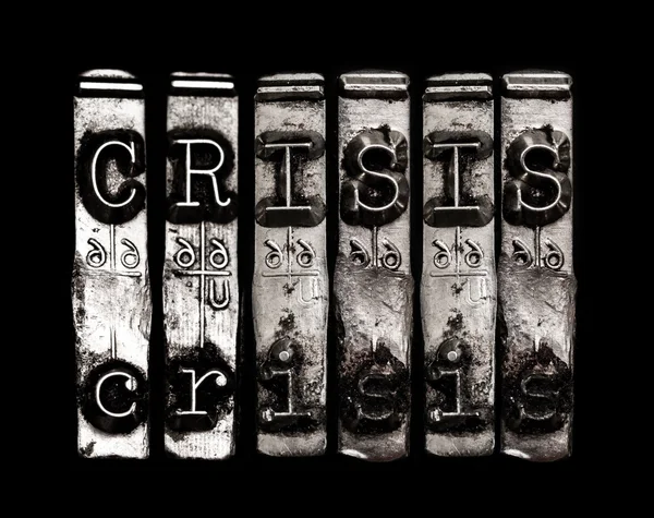 Crisis of waarschuwing — Stockfoto