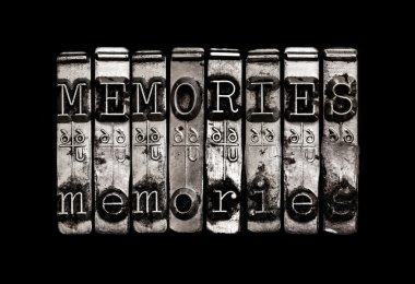 Memories or time concept clipart