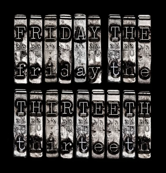 Friday the thirteenth — Stock Photo, Image