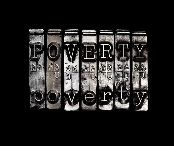 Концепція бідності — стокове фото