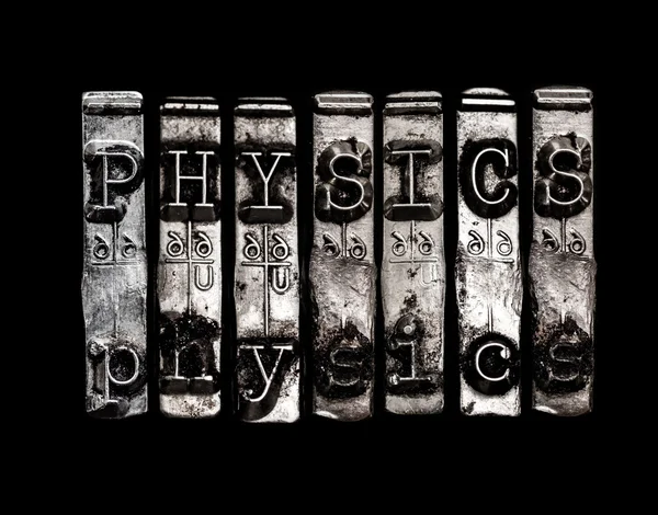 Palabra de física — Foto de Stock