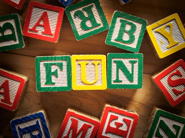 Fun toy blocks — Stock Photo, Image