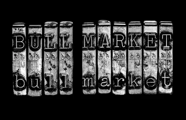 Bull markt concept — Stockfoto