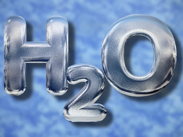 Water or H2O concept — Stock Photo, Image