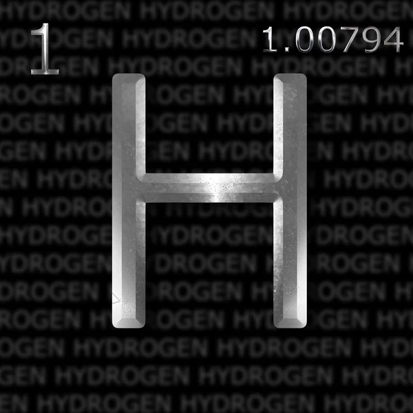 Hydrogen gas element concept — Stock Photo, Image