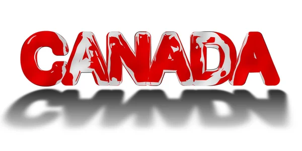 Conceito de palavra Canadá — Fotografia de Stock