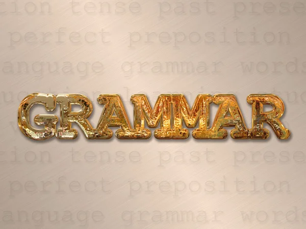 Gramática — Fotografia de Stock