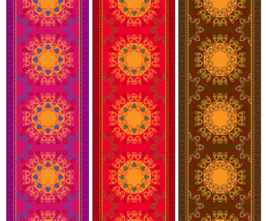 renkli kına Kenarlıklar ve afiş