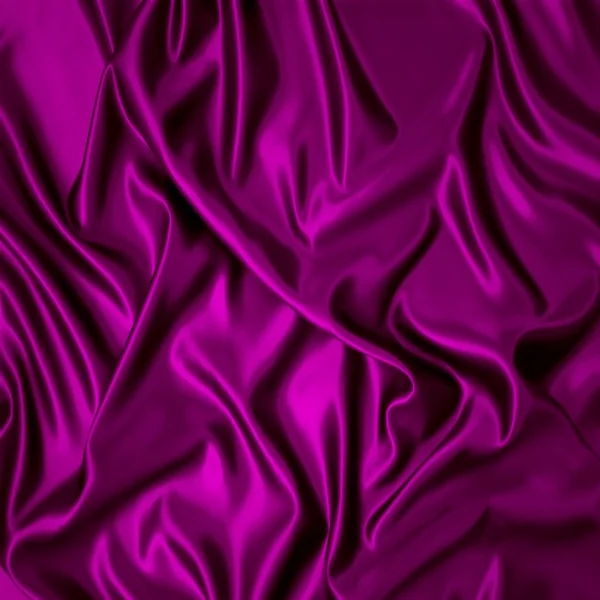 Purpurowe tkaniny jedwabne z zakładkami. — Zdjęcie stockowe