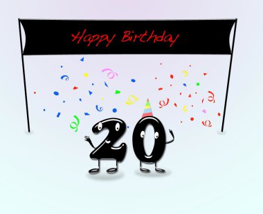 20 doğum günü partisi.
