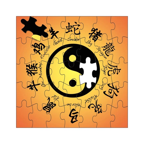 Kinesisk zodiak. — Stockfoto