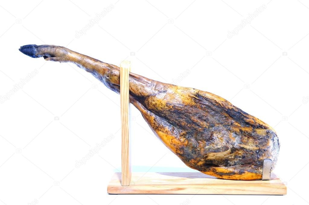 Spanish iberian ham.