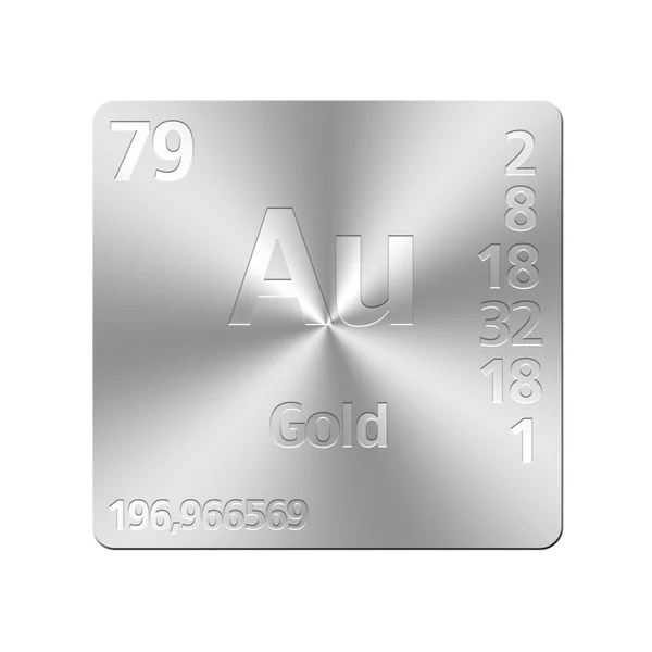 Gold, Au . — стоковое фото