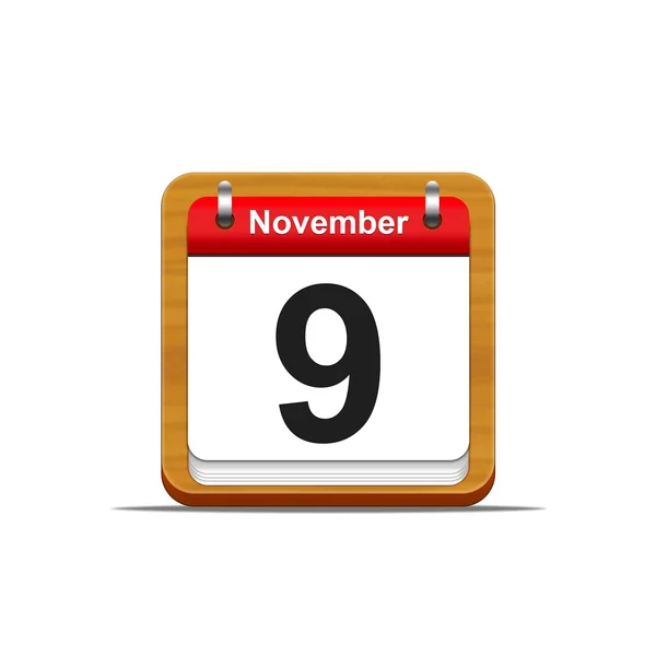 9 november. — Stockfoto