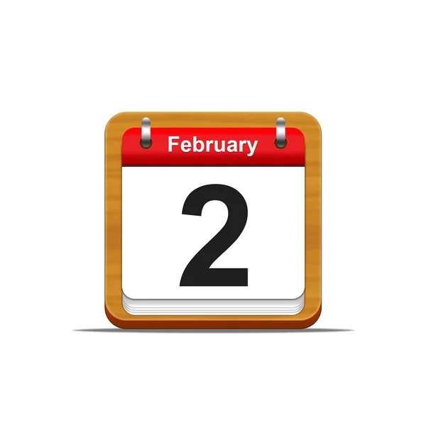 February 2. — Stock Photo, Image