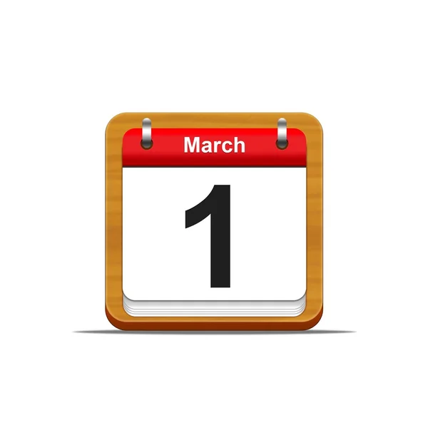 1 marzo . — Foto Stock